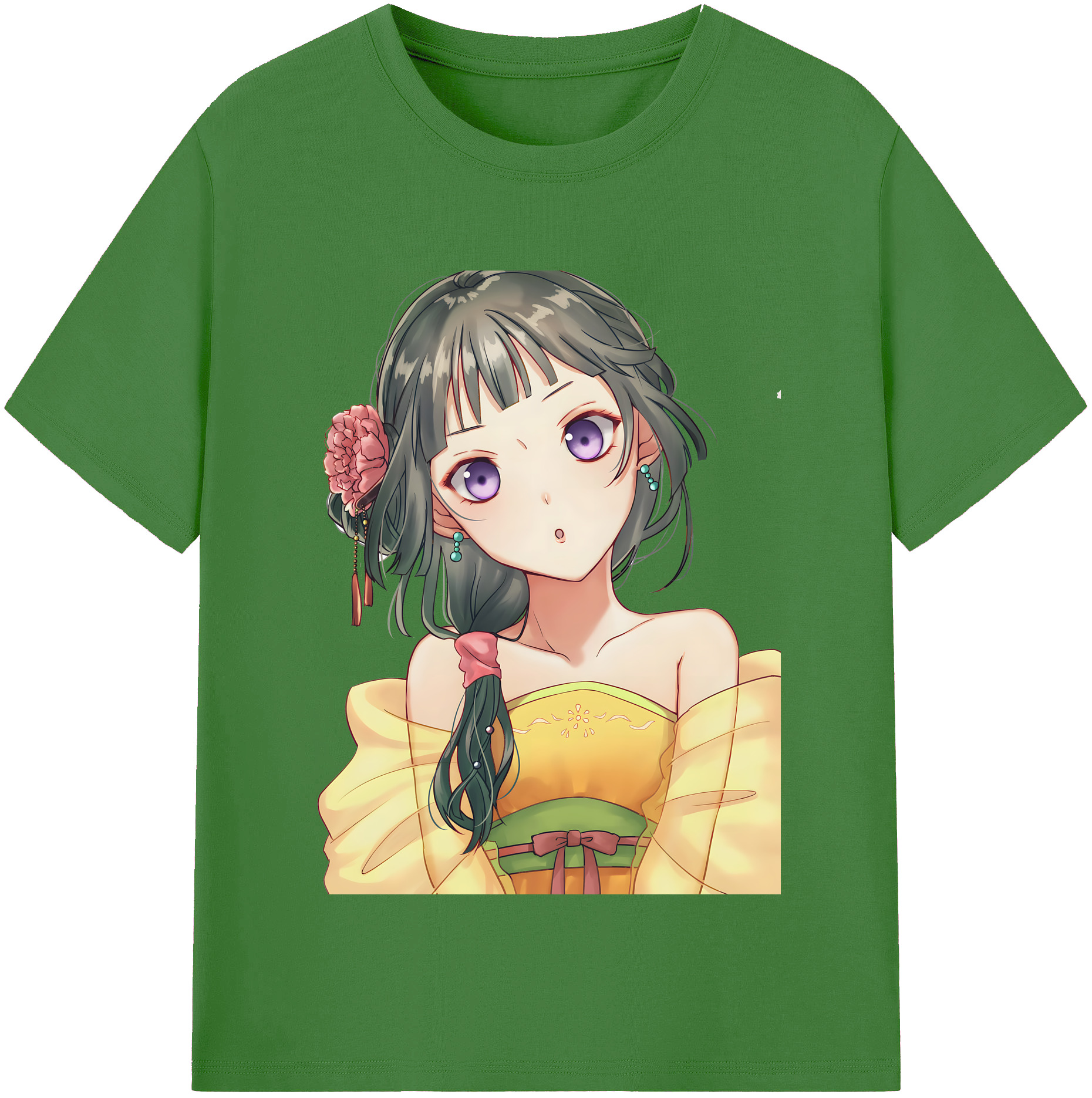（画像用） 薬屋のひとりごと The Apothecary Diaries レディースカジュアルプリントTシャツ（綿100％）